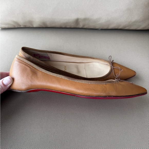 Christian Louboutin Solasofia Flats – Brown Nappa Leather | EU 37 / US 6.5 - Picture 12 of 16